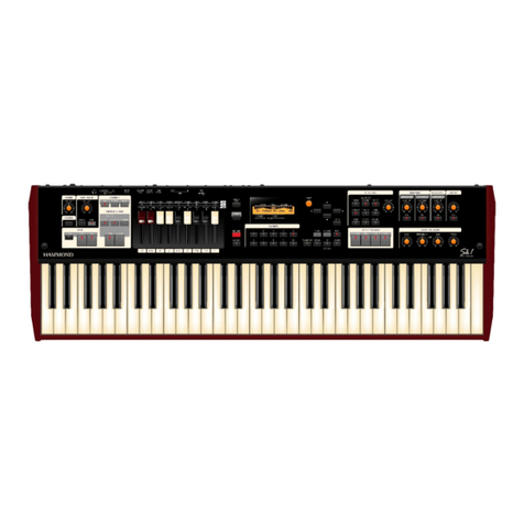 Hammond Sk Series User manual Hammond Sk Series User manual