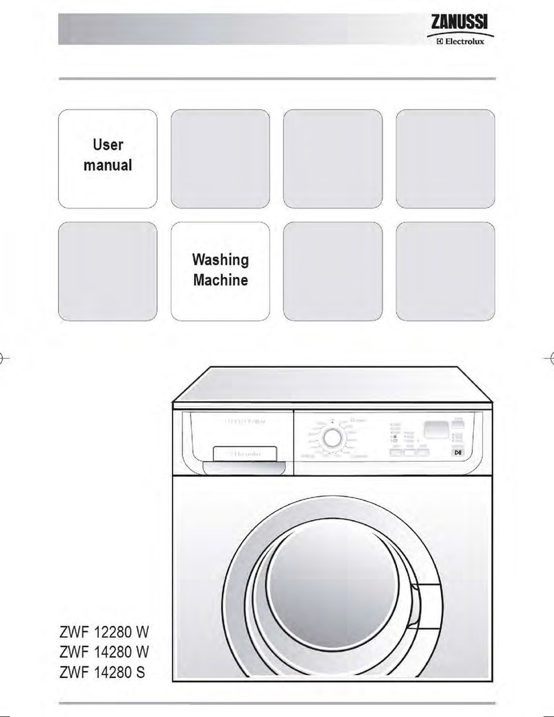 Electrolux Zanussi ZWF 12280 W user manual