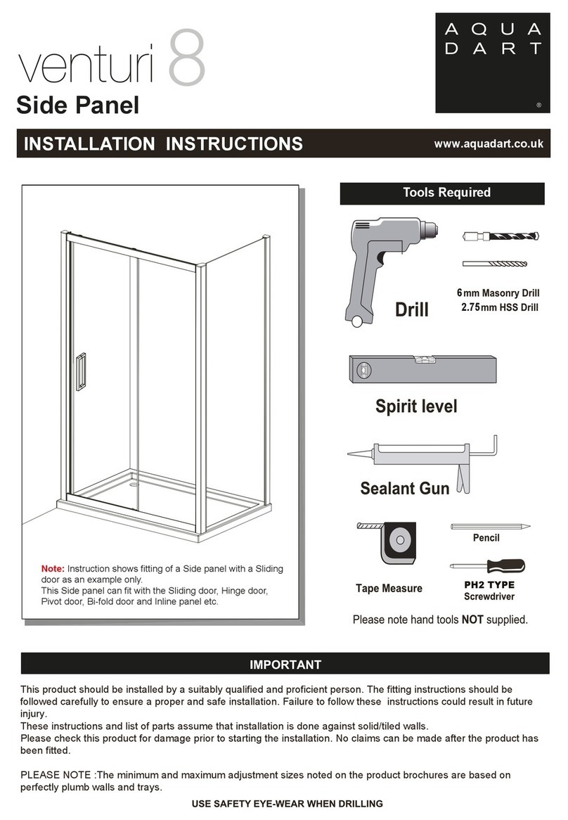 Aquadart Venturi 8 installation instructions Aquadart Venturi 8 installation instructions