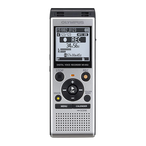 Olympus WS-852 Quick reference guide