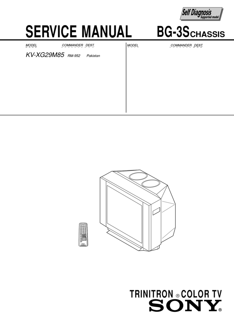 Sony TRINITRON KV-XG29M85 User manual