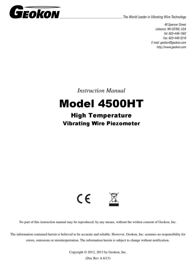 Geokon 4500HT User manual