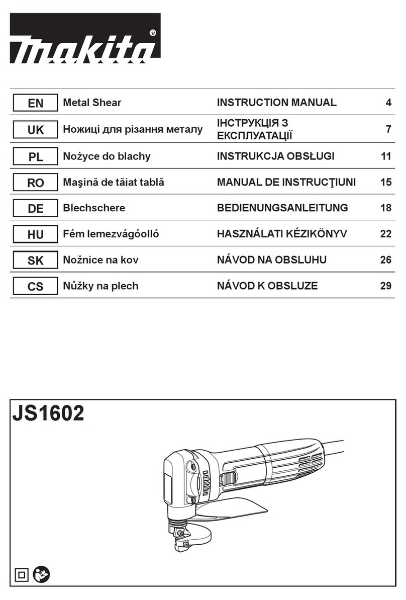 Makita JS1602 User manual