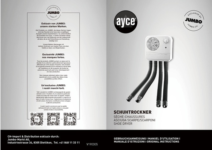 Ayce BHA001B Original instructions