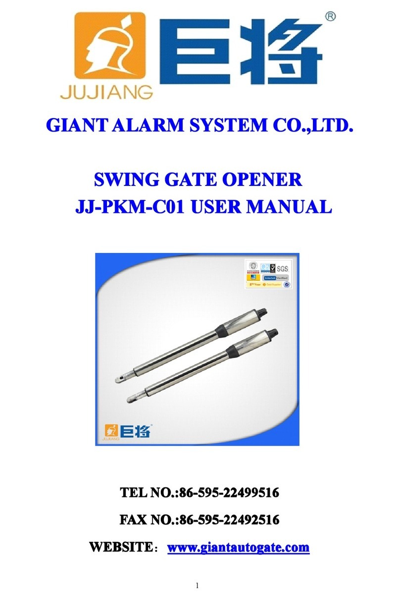 Giant Alarm System JJ-PKM-C01 user manual