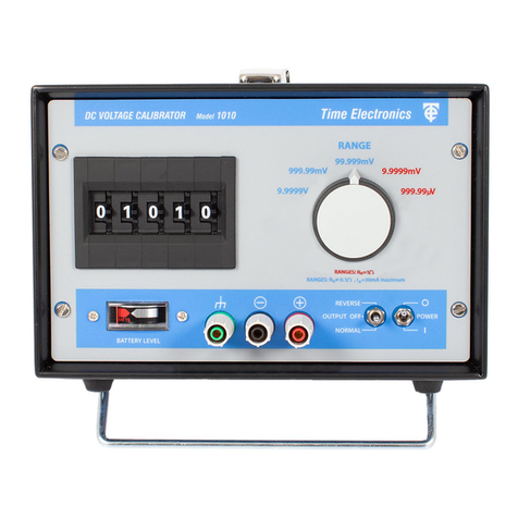 Time Electronics 1010 User manual