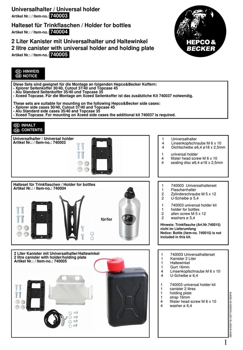 hepco & becker 740003 User manual hepco & becker 740003 User manual