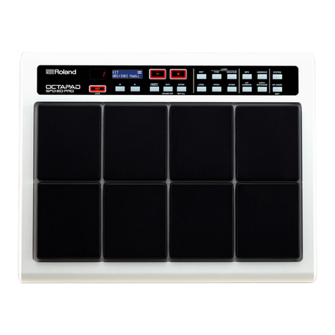 Roland OCTAPAD SPD-20 PRO User manual