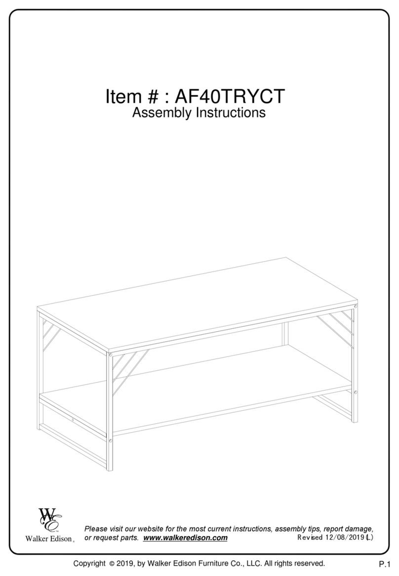 Walker Edison AF40TRYCT User manual Walker Edison AF40TRYCT User manual