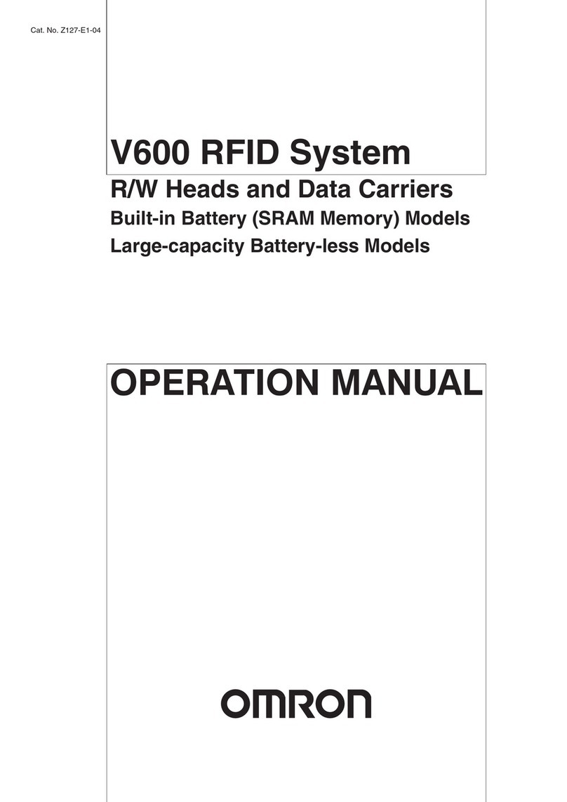 Omron V600 Series User manual