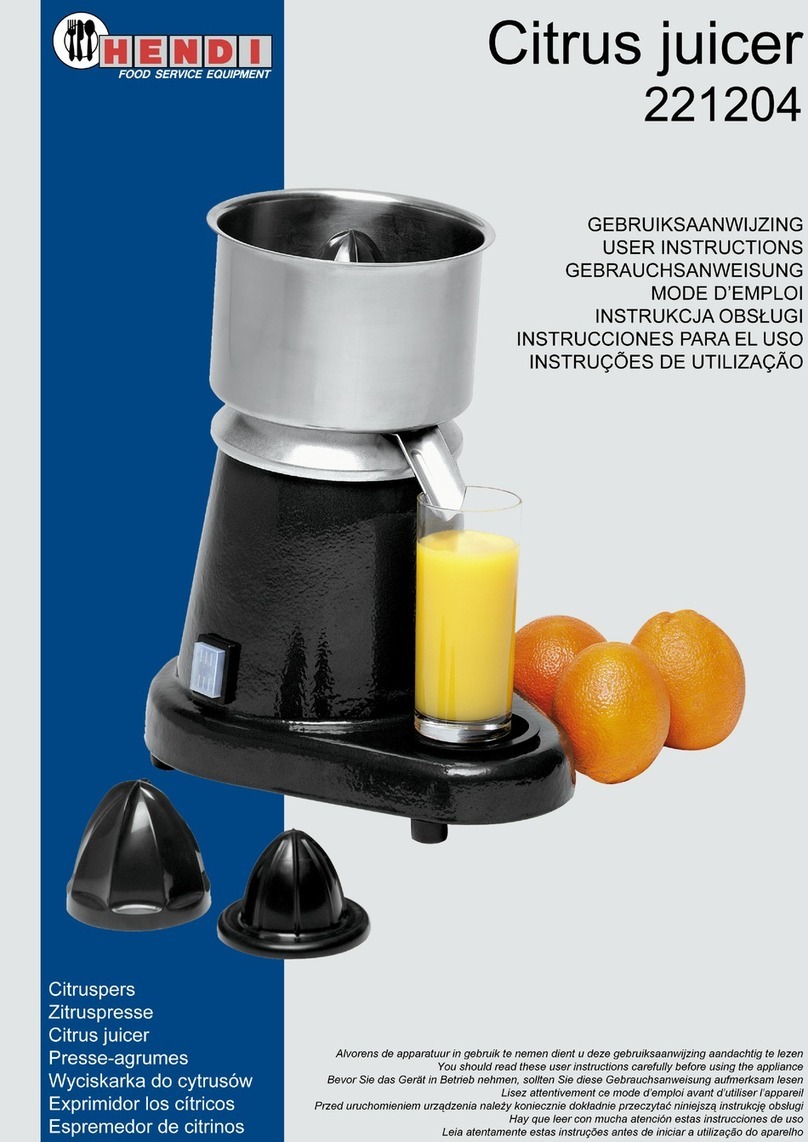 Hendi 221204 User manual