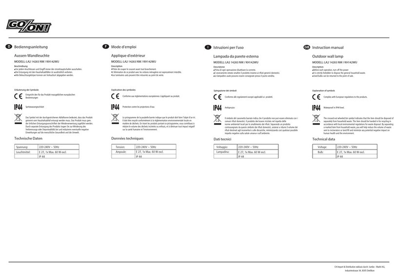 Go-On LA2 14283 NW instruction manual