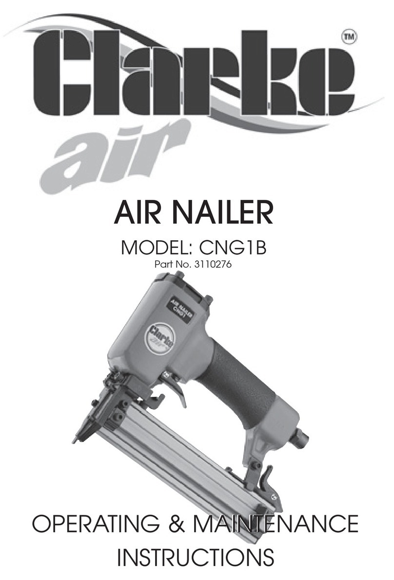 Clarke Air CNG1B Installation and operation manual