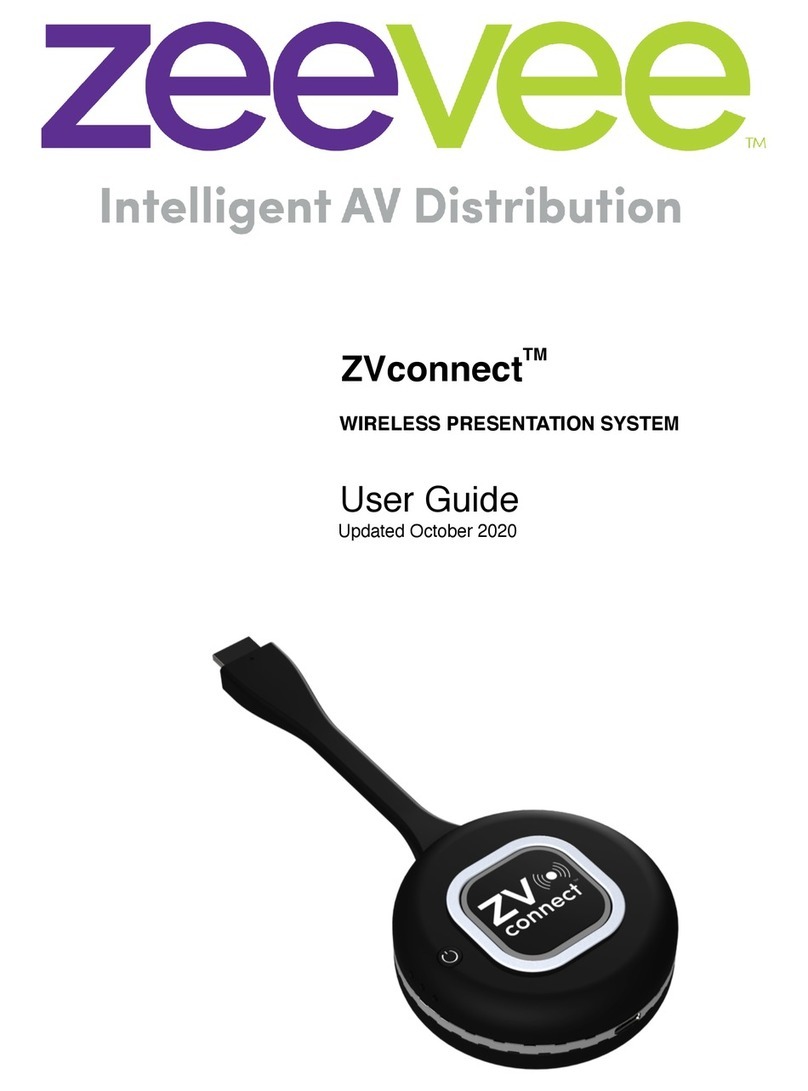ZeeVee ZVconnect User manual