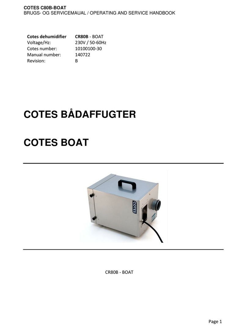 Cotes CR-B Series Service manual