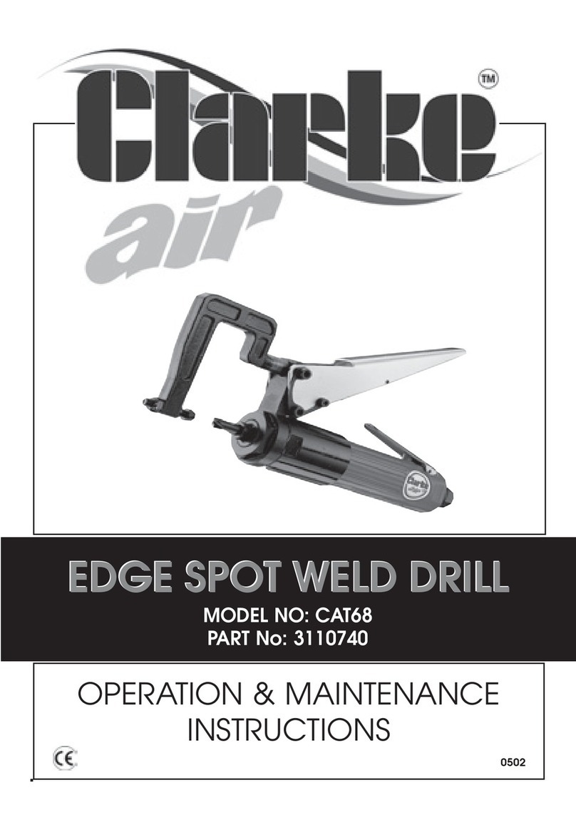 Clarke Air CAT68 Operation & maintenance instructions