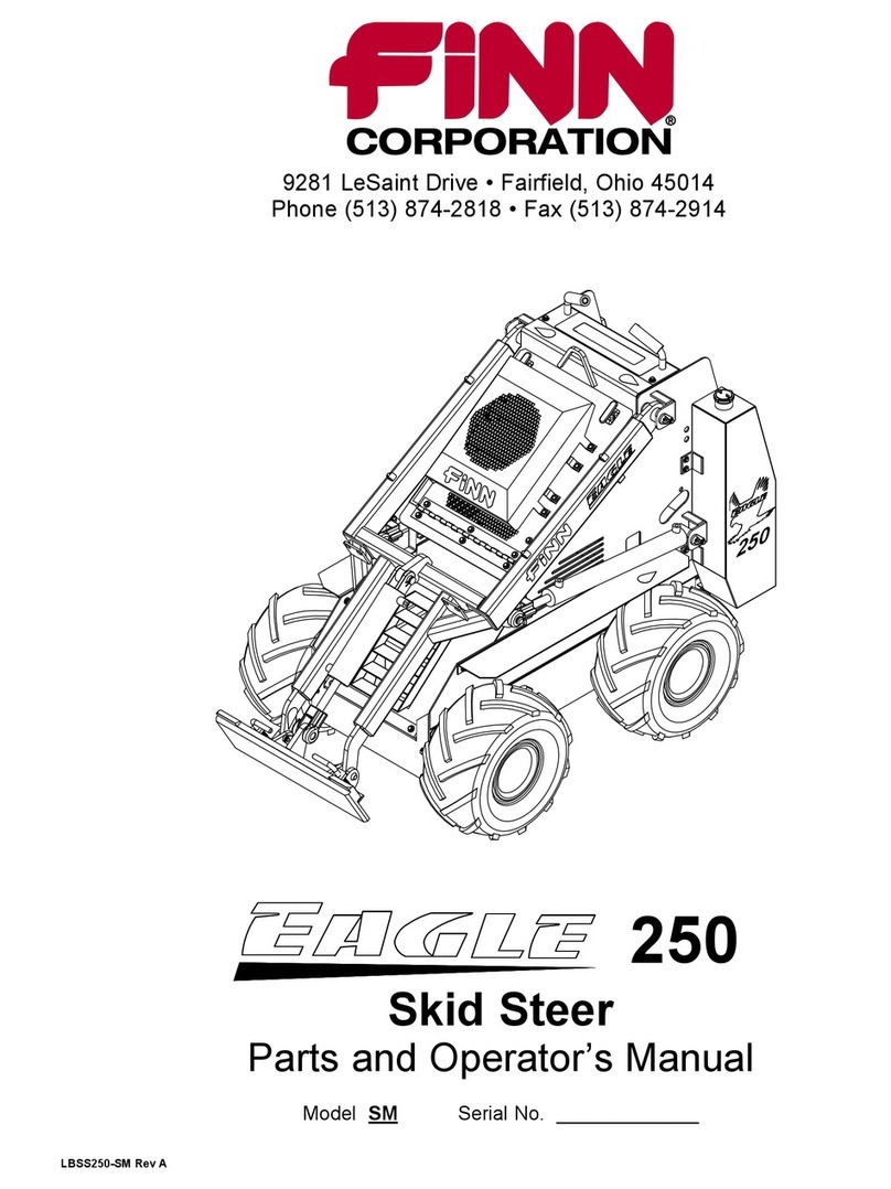 Finn EAGLE 250 Operator and parts manual