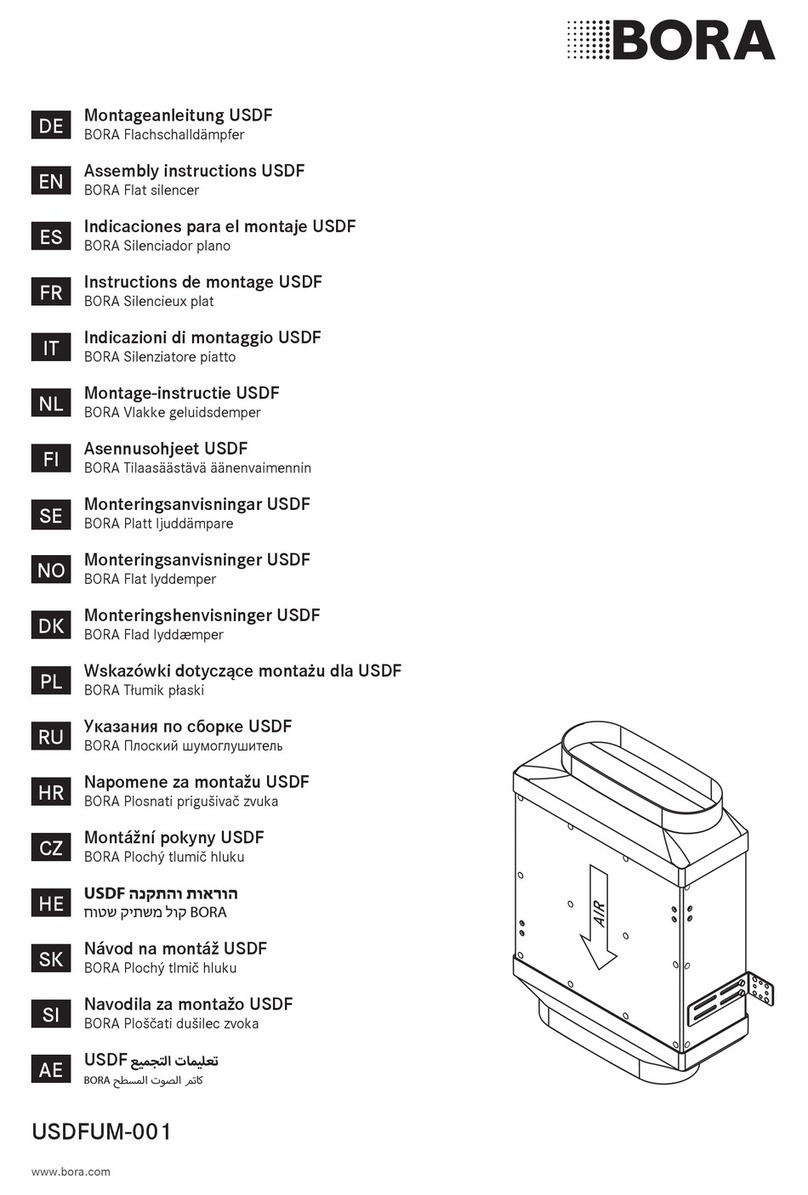 bora USDF Assembly instructions