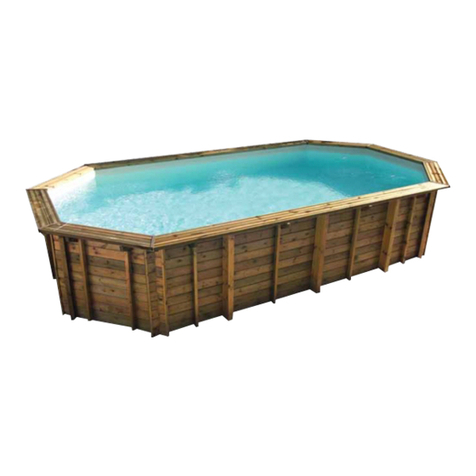 C.P.A. White Pool 490 Assembly and maintenance guide