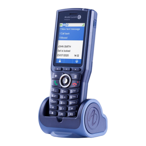 Alcatel-Lucent 8244 DECT Handset User manual