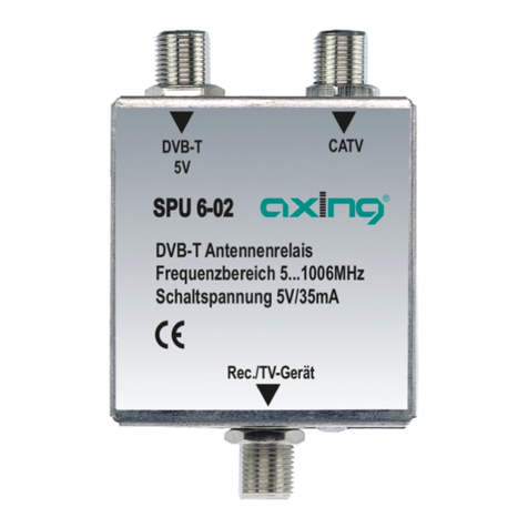 axing SPU 6-02 User manual