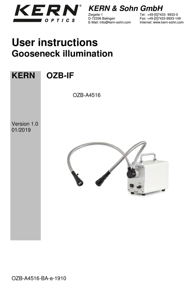 KERN Optics OZB-IF User instructions