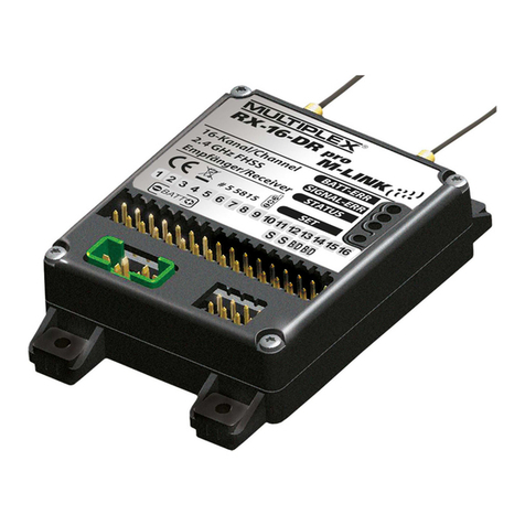 Multiplex M-LINK RX-9-DR pro User manual