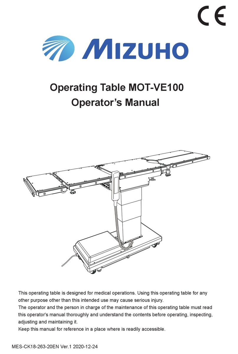 Mizuho MOT-VE100 Operator's manual