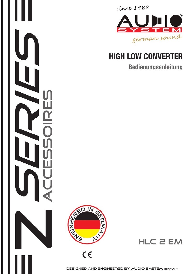 Audiosystem Z HLC 2 Em manual