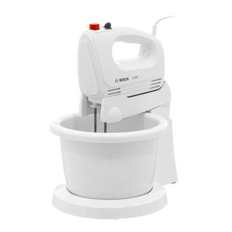 Bosch CleverMixx MQWPL2000 User manual Bosch CleverMixx MQWPL2000 User manual