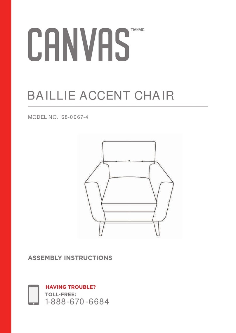 Canvas BAILLIE 168-0067-4 User manual