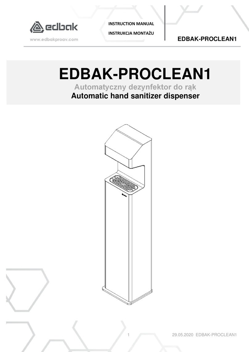 Edbak PROCLEAN1 User manual