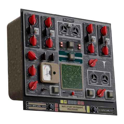 KORNEFF Amplified Instrument Processor user manual