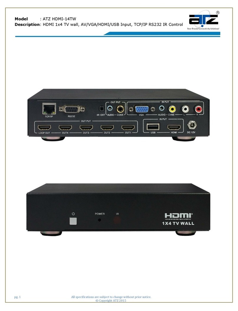 ATZ HDMI-14TW manual