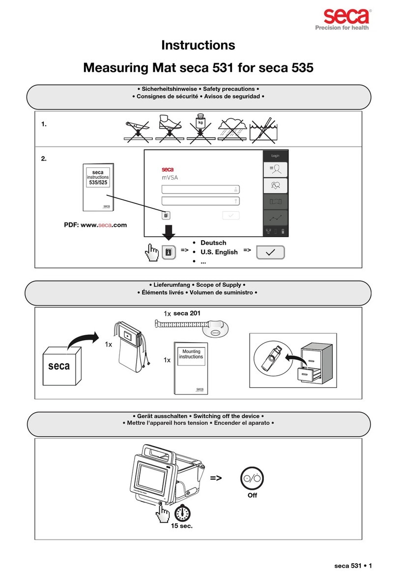 Seca 531 User manual