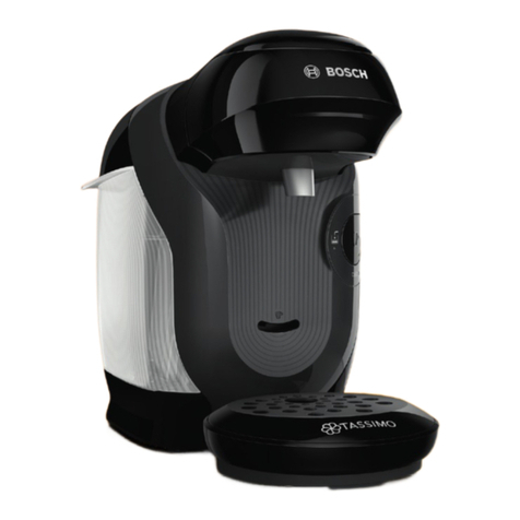 Bosch TASSIMO style TAS110 Series User manual