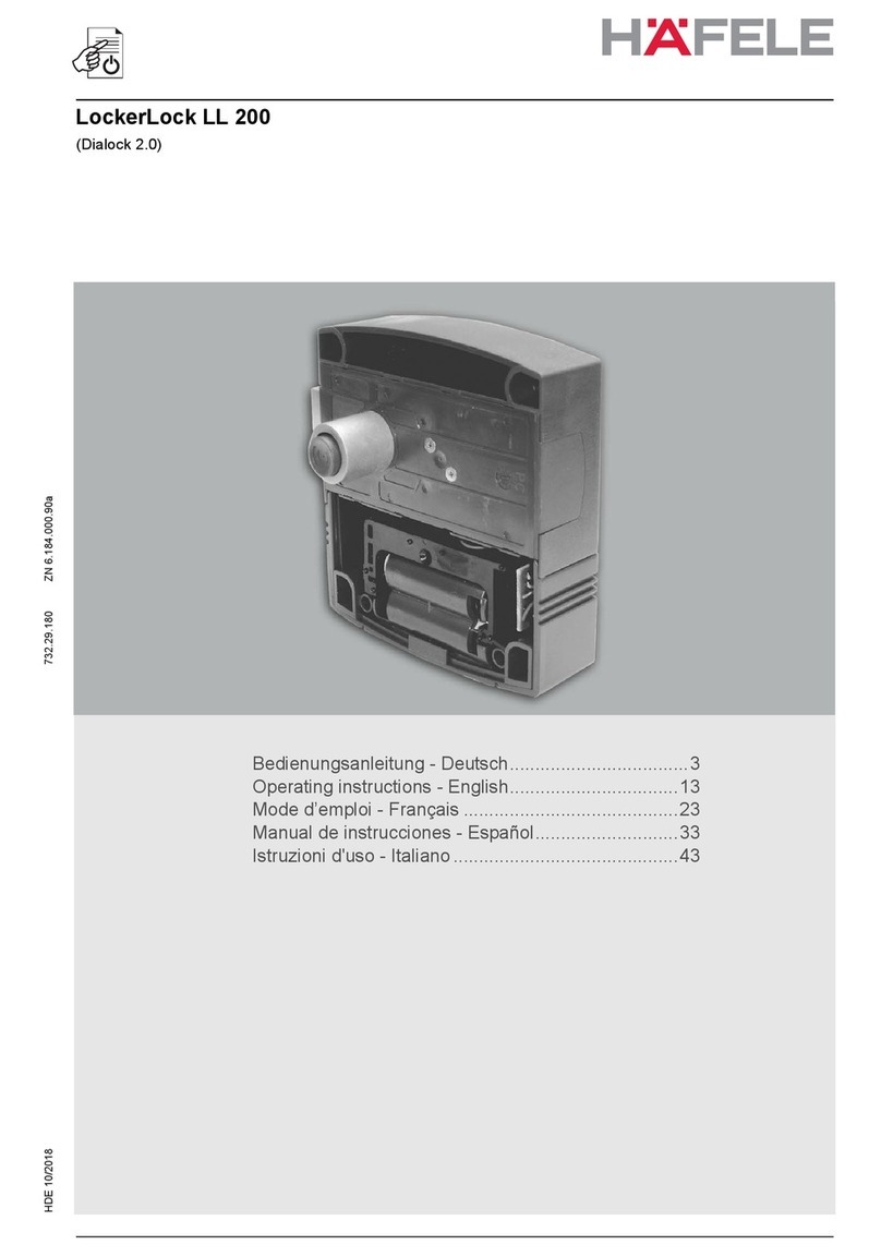 Häfele LockerLock LL 200 User manual
