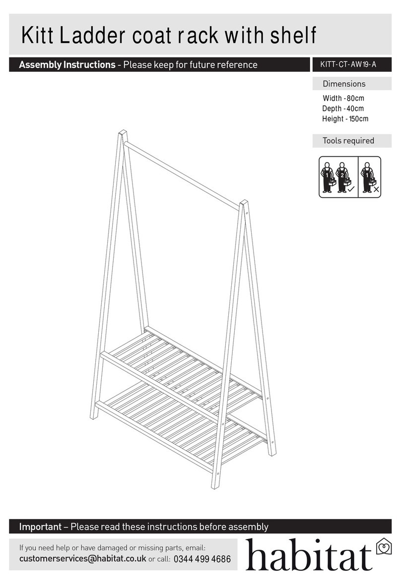 Habitat Kitt Ladder 813/7951 User manual