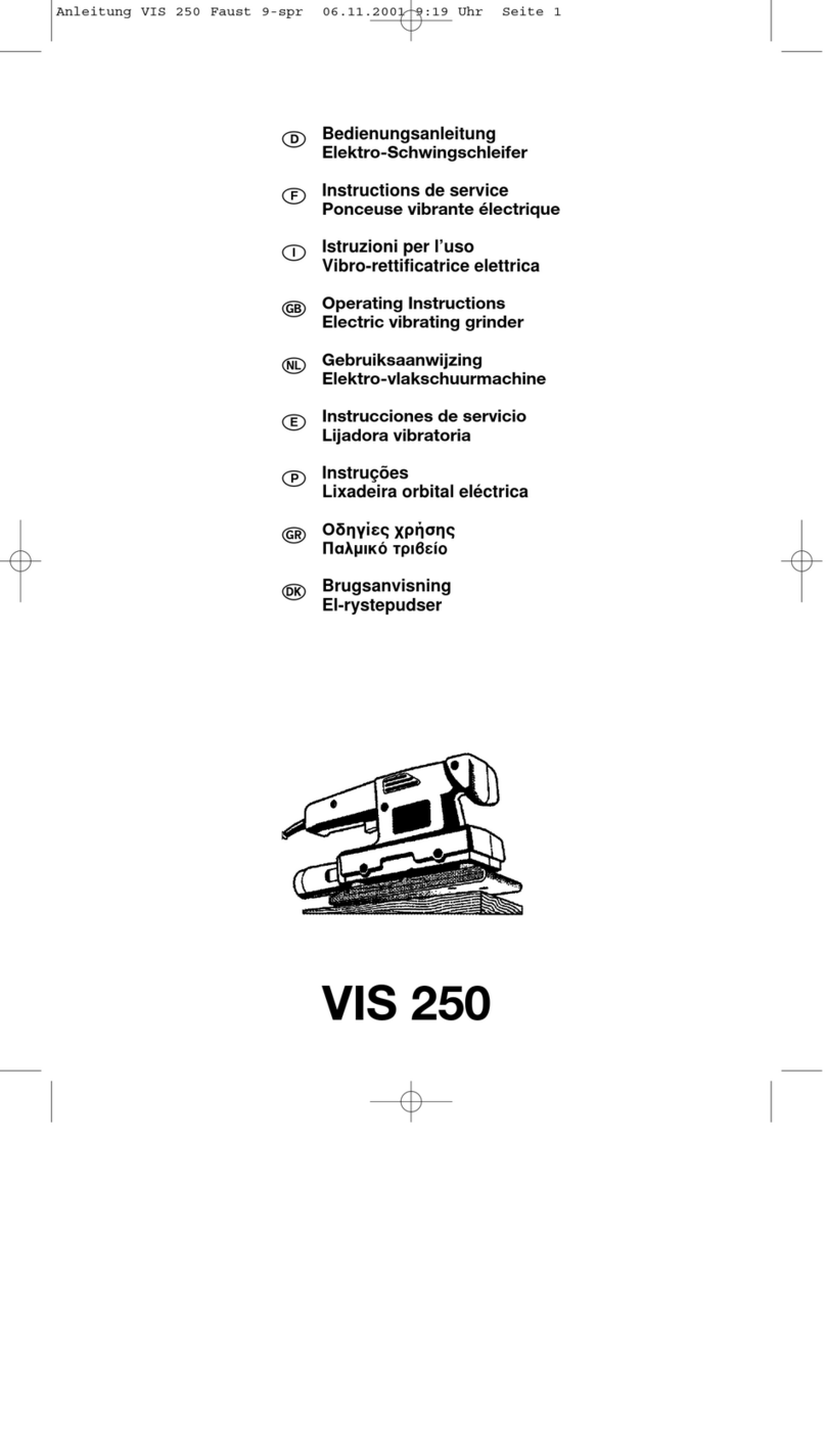 Faust VIS 250 User manual