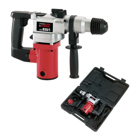 Pro Work PBH 850/1 operating instructions