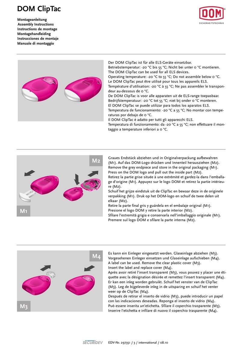 DOM ClipTac User manual