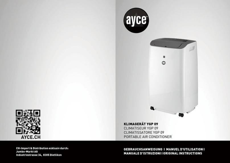 Ayce YGP 09 User manual