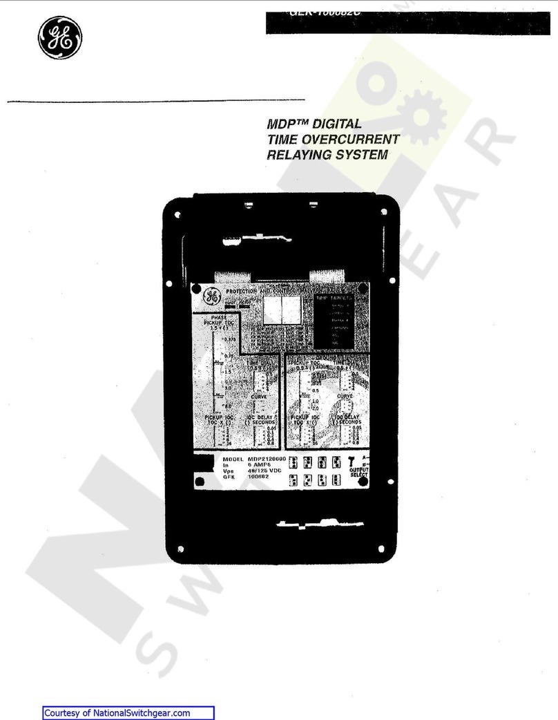 GE MDP User manual