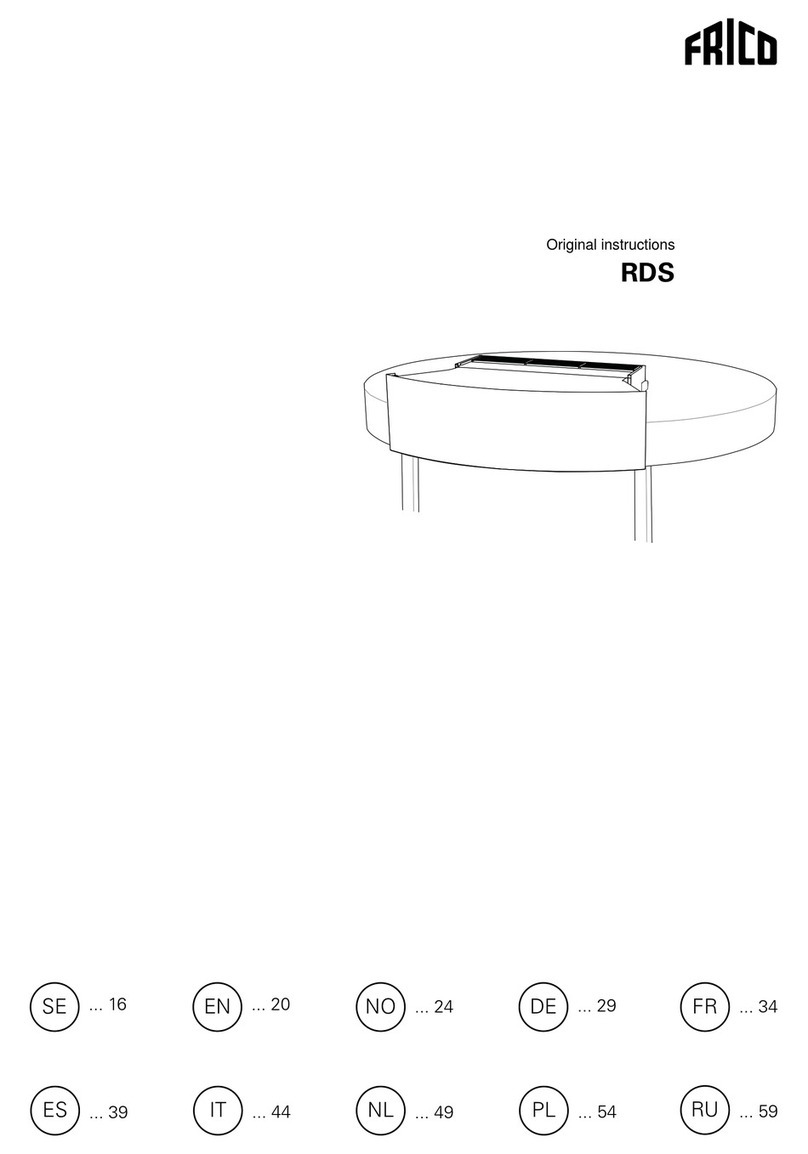 Frico RDS User manual Frico RDS User manual