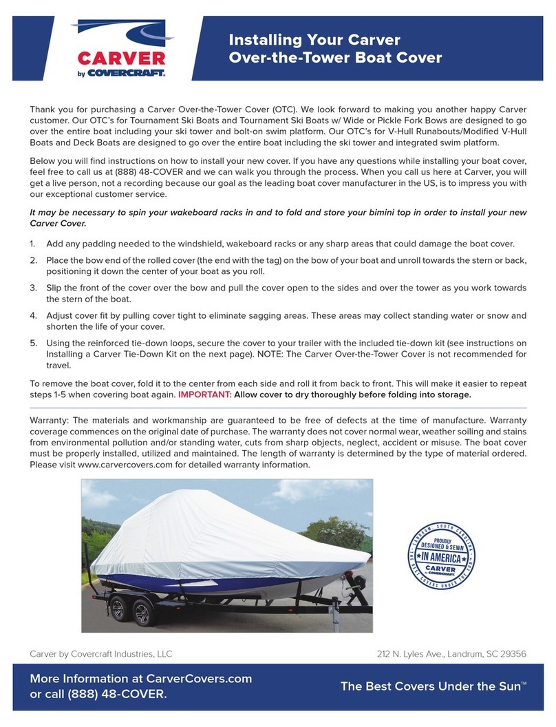 CoverCraft Carver OTC instructions