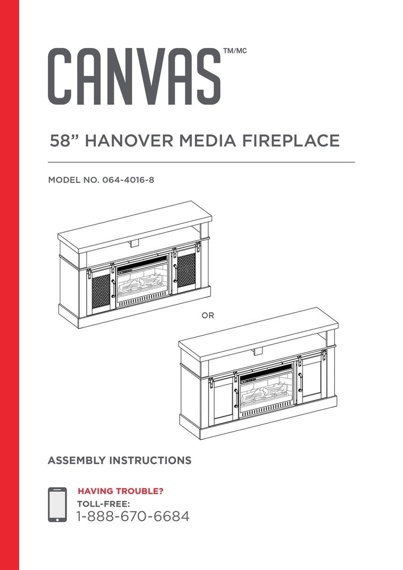 Canvas HANOVER 064-4016-8 Assembly instructions