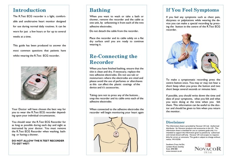 Novacor R.TEST Evolution 3 Patient guide