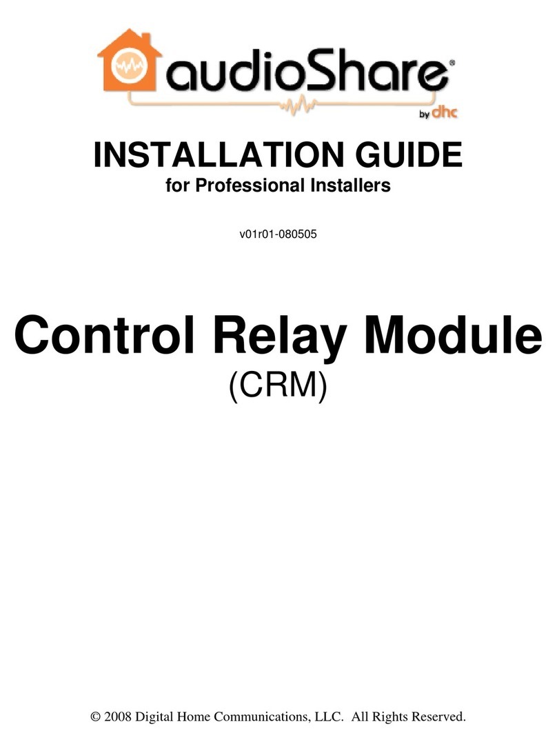 DHC audioShare User manual