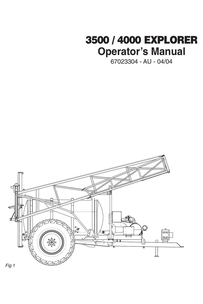 Hardi 3500 EXPLORER User manual