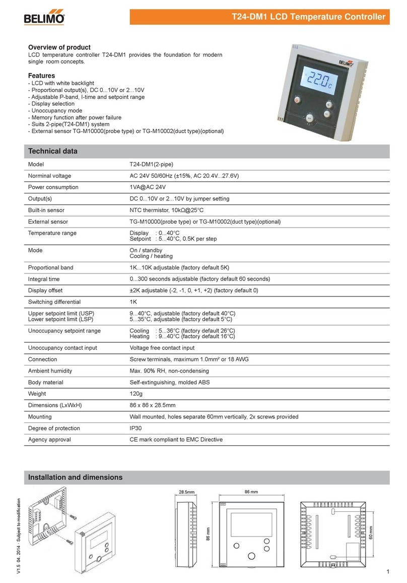 Belimo T24-DM1 manual